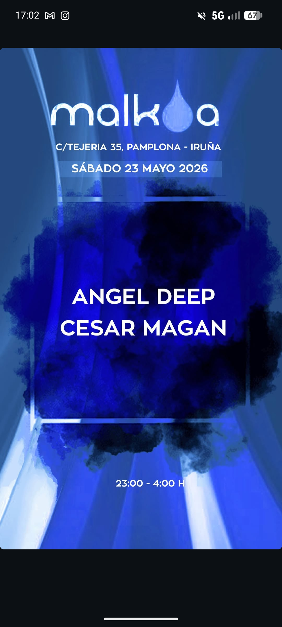 Cartel de Angel Deep y Cesar Magan
